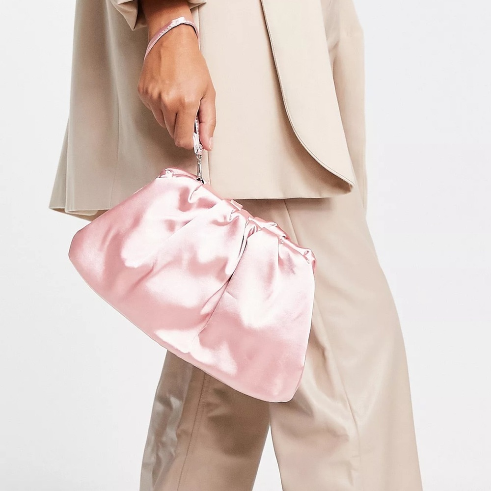 Silk Blush Clutch